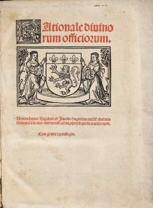 Rationale diuinorum officiorum