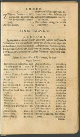 Prima Monarchia Assyriorum ...