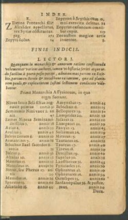Prima Monarchia Assyriorum ...