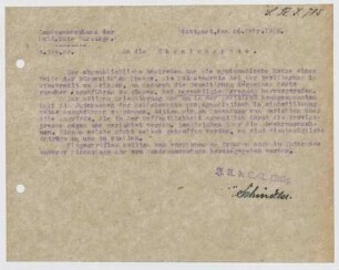 Bitte des Landesausschusses der Soldatenräte um Zusendung von Berichten über Angriffe der öffentlichkeit auf die Soldatenräte