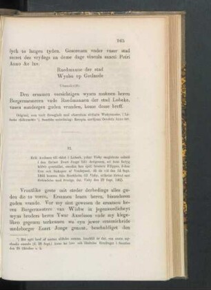 81. [Erik Axelsson till rådet i Lübeck om detsamma, dat. Visby d. 29 Sept 1465.]