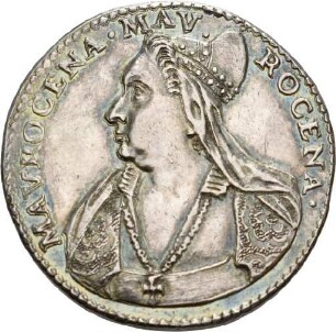 Medaille des Dogen Marino Grimani von Venedig auf die Krönung seiner Frau Morosina Morosini zur Dogaressa, 1597