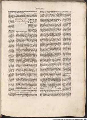 Lectura super prima et secunda parte Digesti novi : mit Apostillae von Alexander Tartagnus. 1
