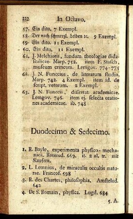 Duodecimo & Sedecimo.
