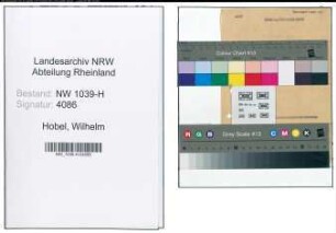 Entnazifizierung Wilhelm Hobel , geb. 24.08.1891 (Bahnbeamter)