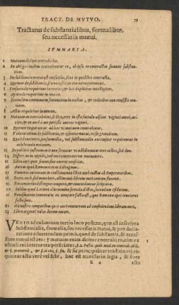 Tractatus de substantialibus, formalibus, seu neccessariis mutui.