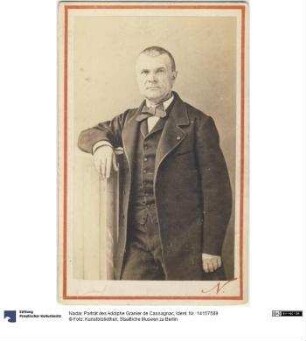 Porträt des Adolphe Granier de Cassagnac