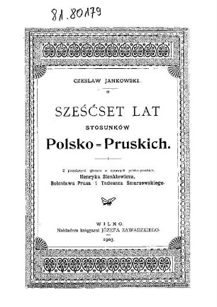 Sześćset lat stosunków polsko-pruskich