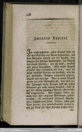 Zweytes Kapitel