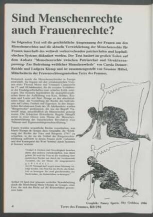 Sind Menschenrechte auch Frauenrechte?