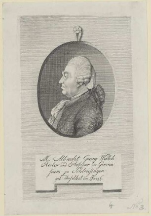Bildnis des M. Albrecht Georg Walch