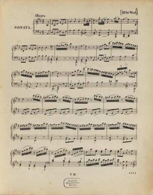 Sonate (D dur, Re maj.) für das Pianoforte : No. 18