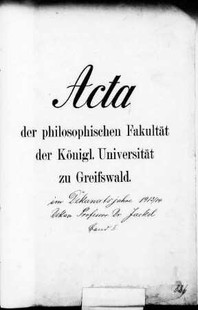 Dekanat Otto Jaekel