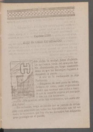 Capítulo LXIII - Bajo el cielo estrellado