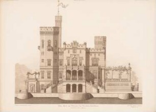 Villa Abel am Wannsee, Potsdam: Ansicht von Norden (aus: Architektonisches Skizzenbuch, H. 136/1, 1876)