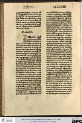 [F]irmatis igitur sex mensibus datis ad treugam infra hos Hector sibi de vulneribus suis medetur iacens tunc in aula pulchritudinis nobilis Ilion de qua mirabilia scripsit Dares...