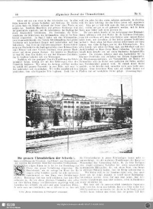 Die großen Uhrenfabriken in der Schweiz