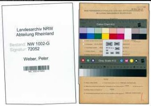Entnazifizierung Peter Weber, geb. 25.03.1888 (Lagerhalter)