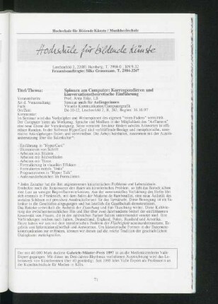 Hochschule für Bildende Künste / Musikhochschule