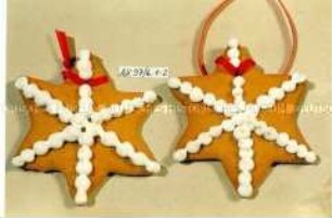 Christbaumschmuck - Lebkuchen-Sterne