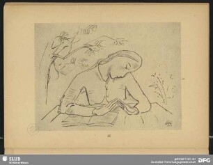 Frau mit Buch