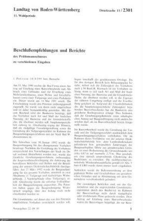 240: Landtag Baden-Württemberg, Beilagen, 1993, Bd. 14