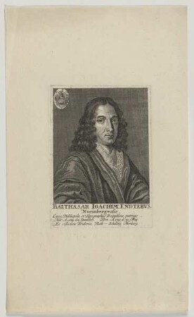 Bildnis des Balthasar Ioachim Endtervs