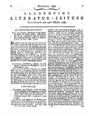 Feder, J. G. H.: Ueber den Unterricht verschiedener Religionsgenossen in gemeinschaftlichen Schulen. Göttingen: Dieterich 1786