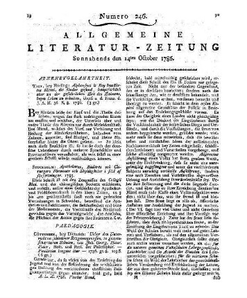 Feder, J. G. H.: Ueber den Unterricht verschiedener Religionsgenossen in gemeinschaftlichen Schulen. Göttingen: Dieterich 1786