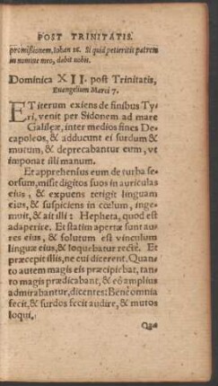 Dominica XII. post Trinitatis ...