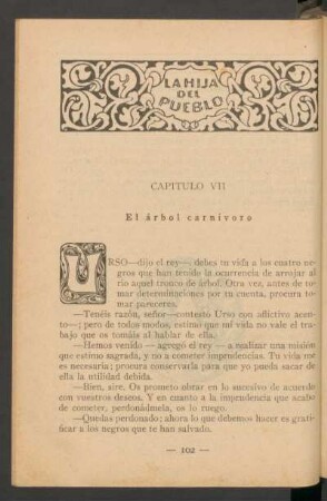 Capítulo VII - El árbol carnívoro