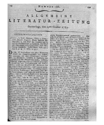 Bibliotheca Roloffiana / cum praef. Frid. Sigism. Augustin. - Berolini : Unger Ps. 1. - 1789