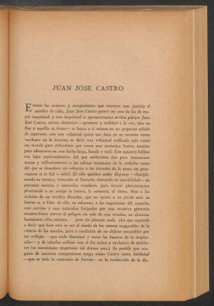 Juan José Castro