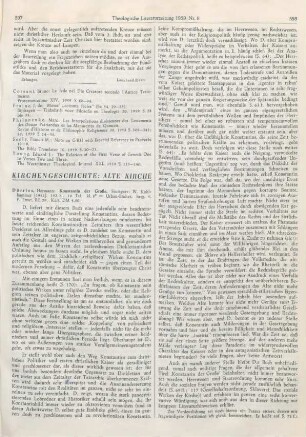 597-599 [Rezension] Dörries, Hermann, Konstantin der Grosse