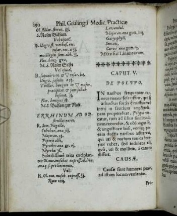 Caput V. De Polypo.