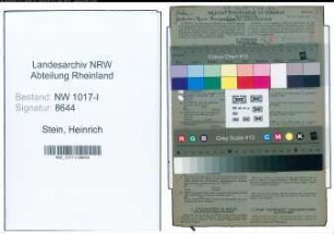 Entnazifizierung Heinrich Stein , geb. 18.04.1894 (Dreher)