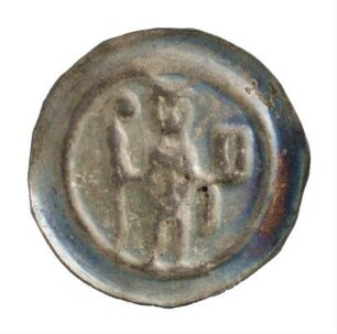 Münze, Pfennig, Brakteat, 1254/1260