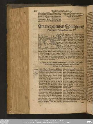 Am vierzehenden Sontage nach Trinitatis/ Evangelium Luc. 17.