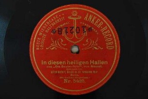 In diesen heiligen Hallen : aus "Die Zauberflöte" / von Mozart