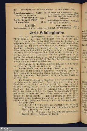 Kreis Hildburghausen
