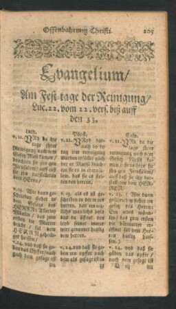 Evangelium/ Am Fest-tage der Reinigung
