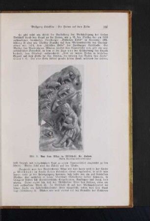 Abb. 3: Aus dem Altar in Mildstedt, Kr. Husum Aufn. Provinzialkonservator