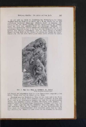 Abb. 3: Aus dem Altar in Mildstedt, Kr. Husum Aufn. Provinzialkonservator