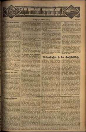 Zweite Ausgabe vom Donnerstag, den 18. Dezember 1930.