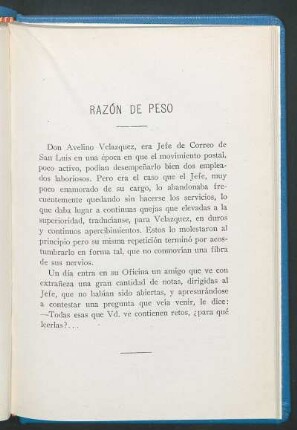 Razón de peso