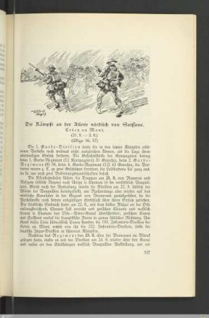 Die Kämpfe an der Ailette nördlich von Soissons