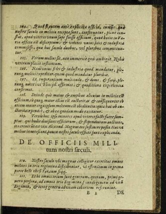 De Officiis Militum nostri saeculi