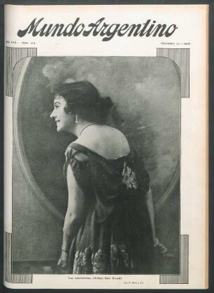 Las cancionistas criollas: Inés Berutti [Fotografía]