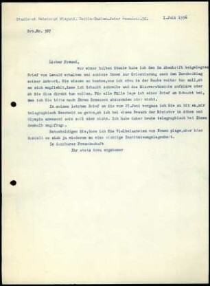 G. Karo an T. Wiegand