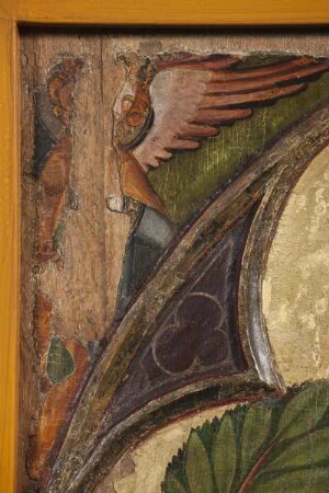 Hofgeismarer Passionsretabel — Linker Flügel - Christus am Ölberg und seine Gefangennahme — Engel